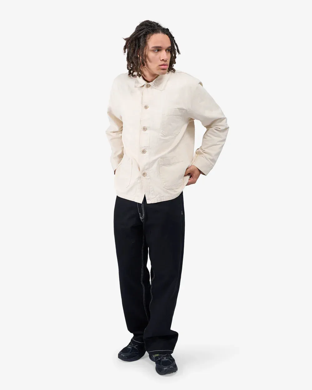 Organic Workwear Jacket in hunter green