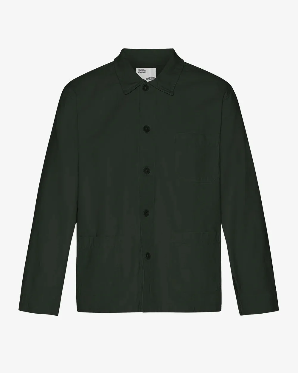 Organic Workwear Jacket in hunter green