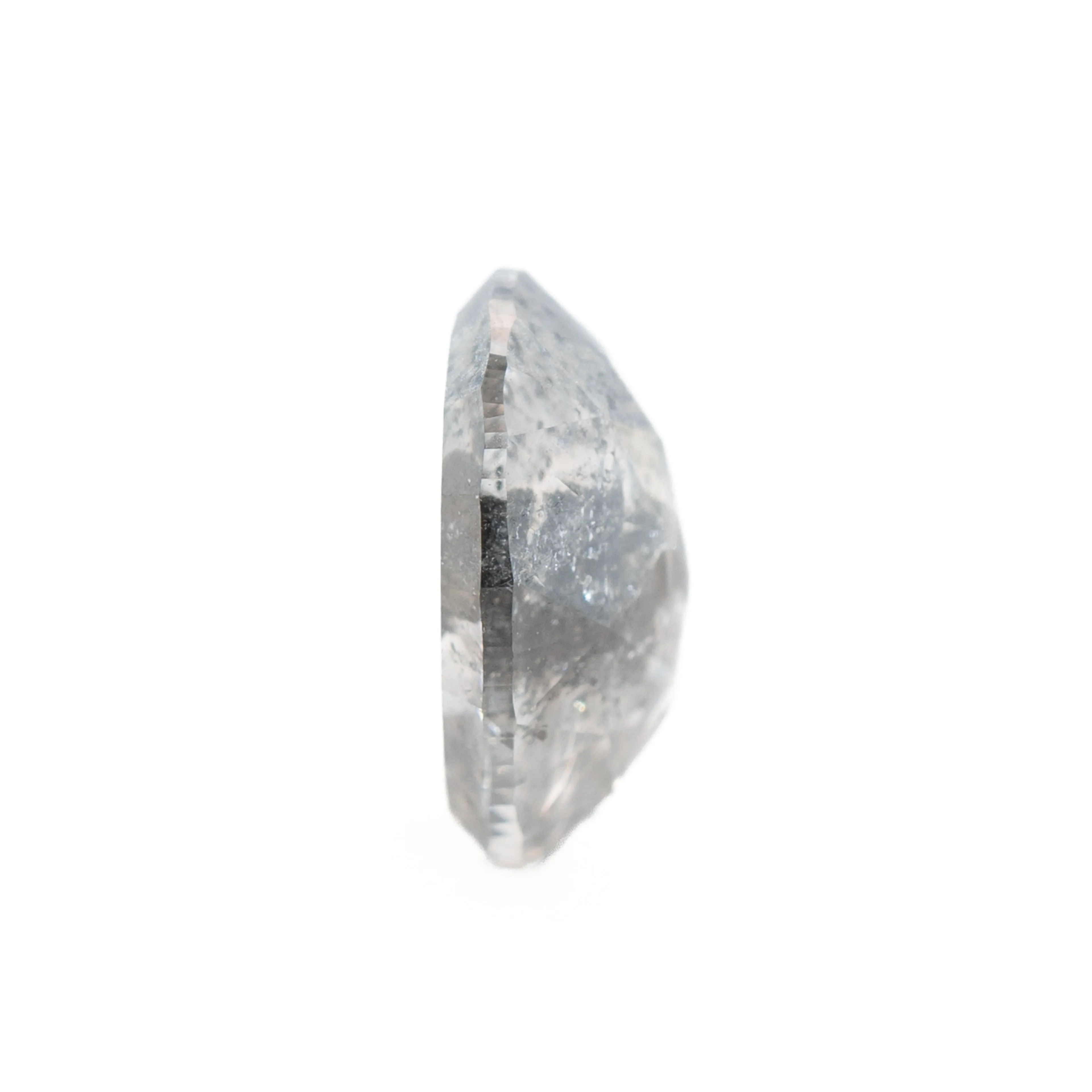 Oval Rose-Cut Salt & Pepper Diamond | 1.06ct | Canada Origin