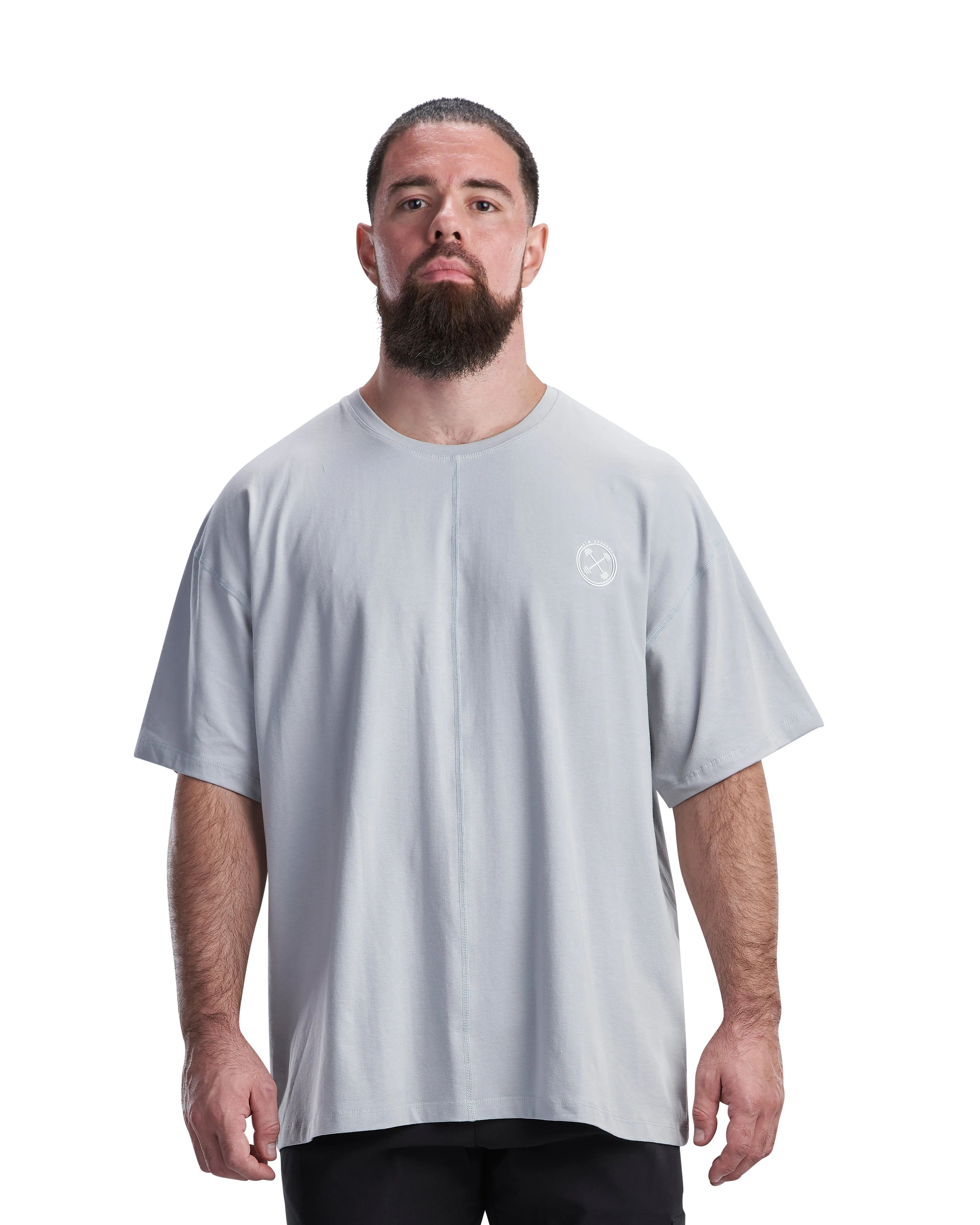Oversized Bar-Basic T-Shirt