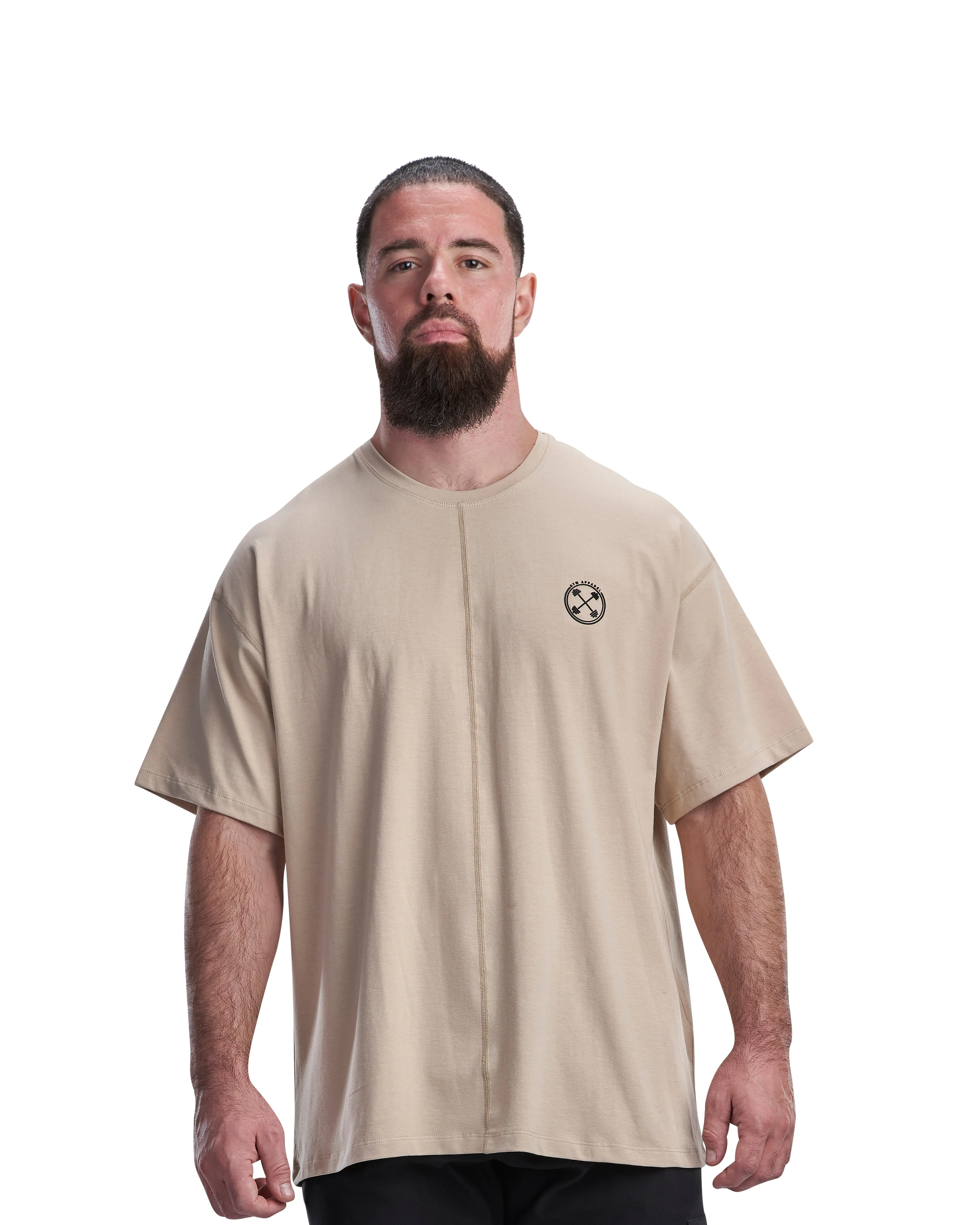 Oversized Bar-Basic T-Shirt