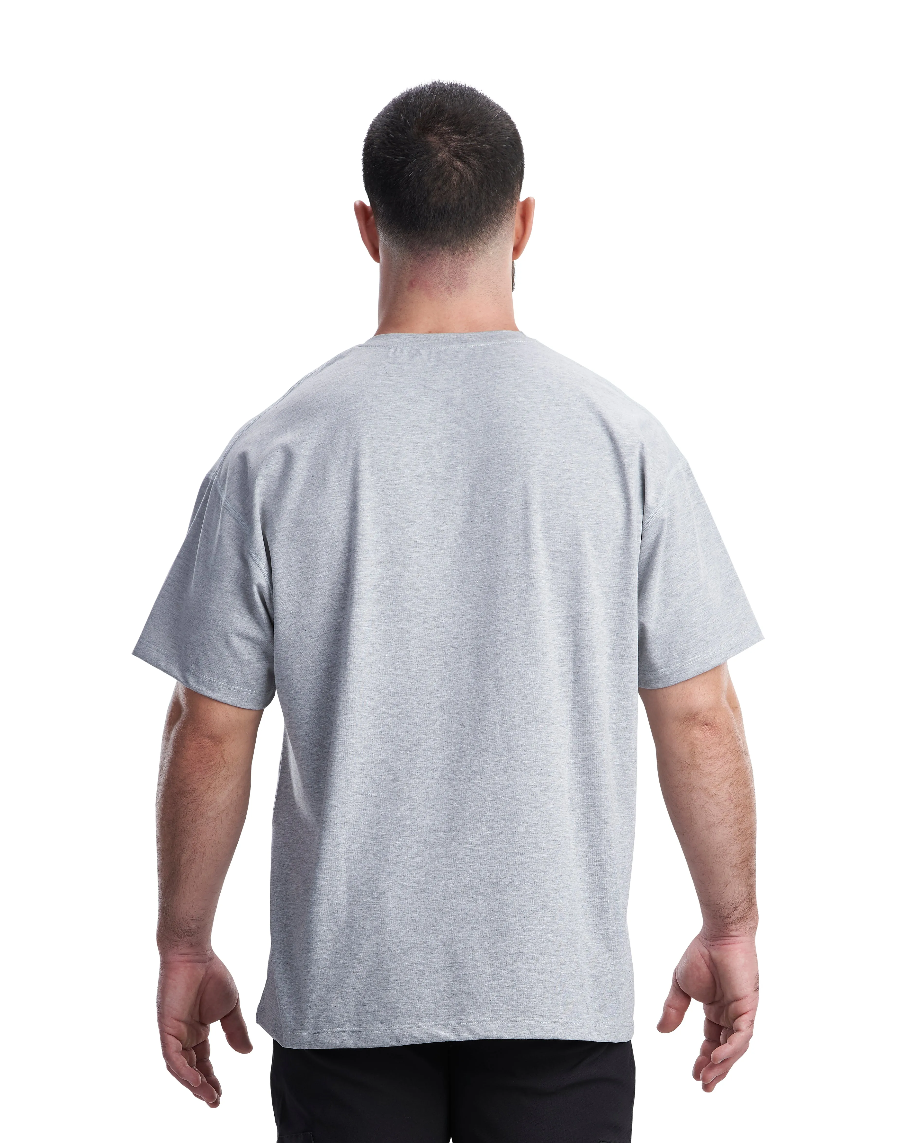 Oversized Bar-Basic T-Shirt