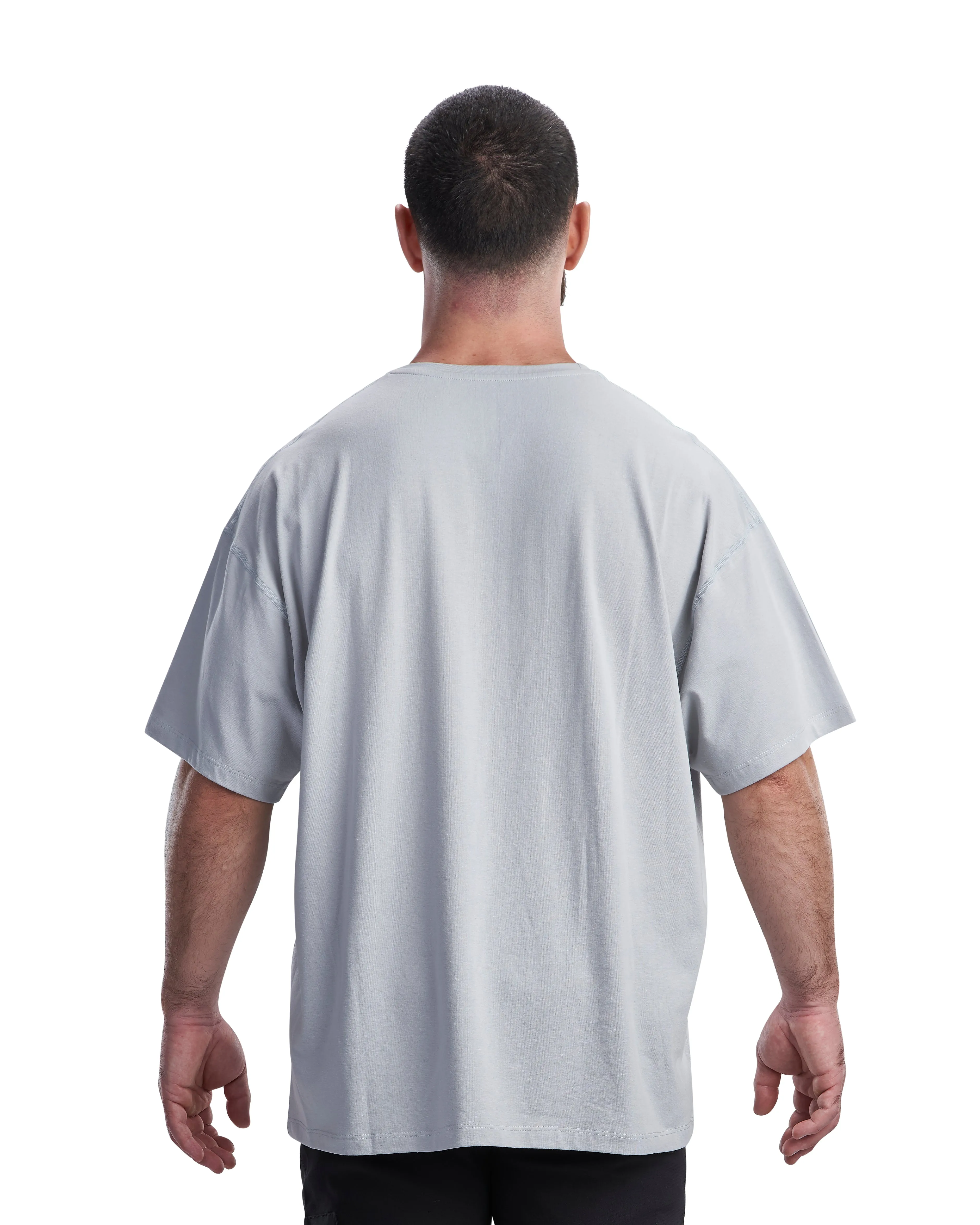 Oversized Bar-Basic T-Shirt