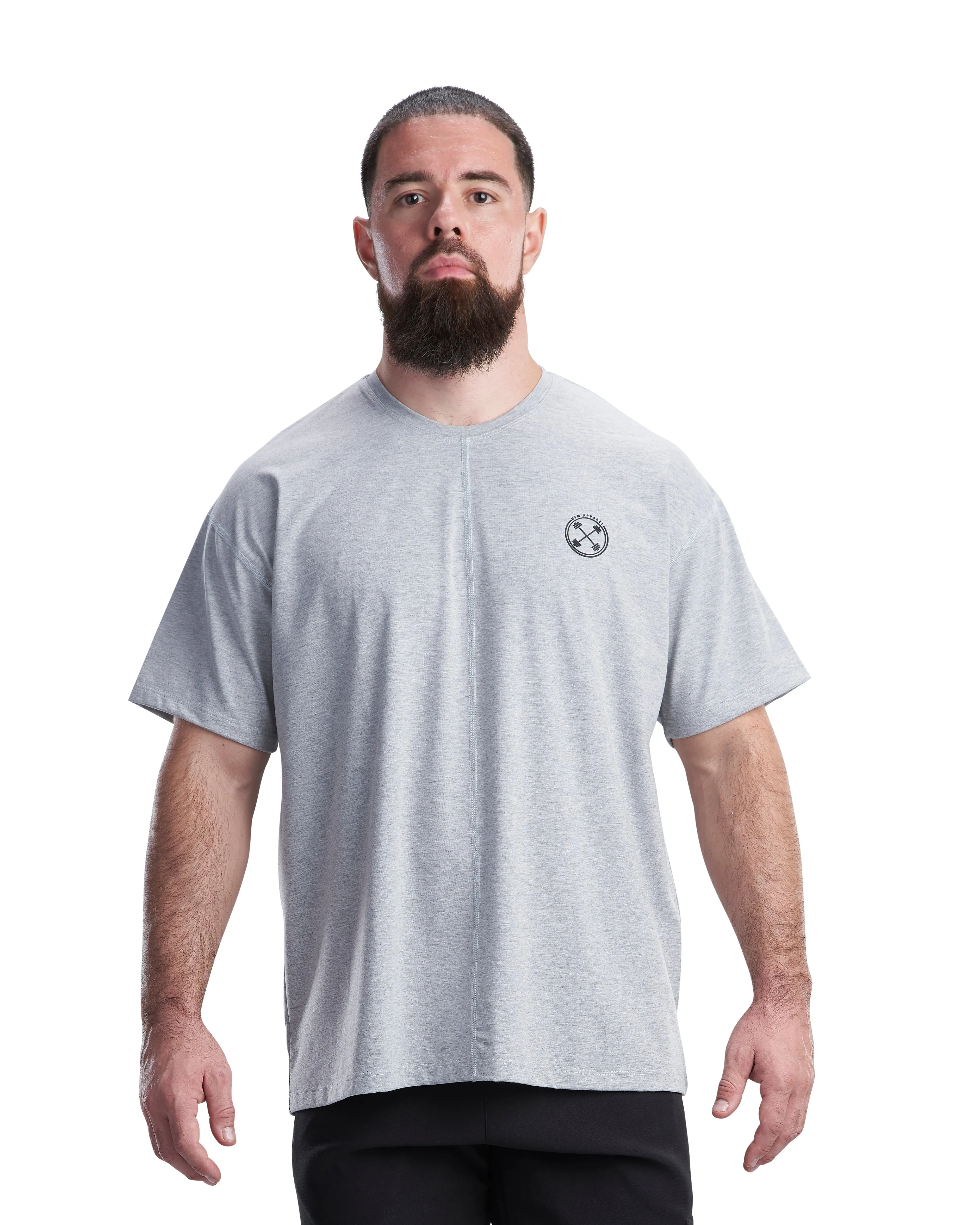 Oversized Bar-Basic T-Shirt