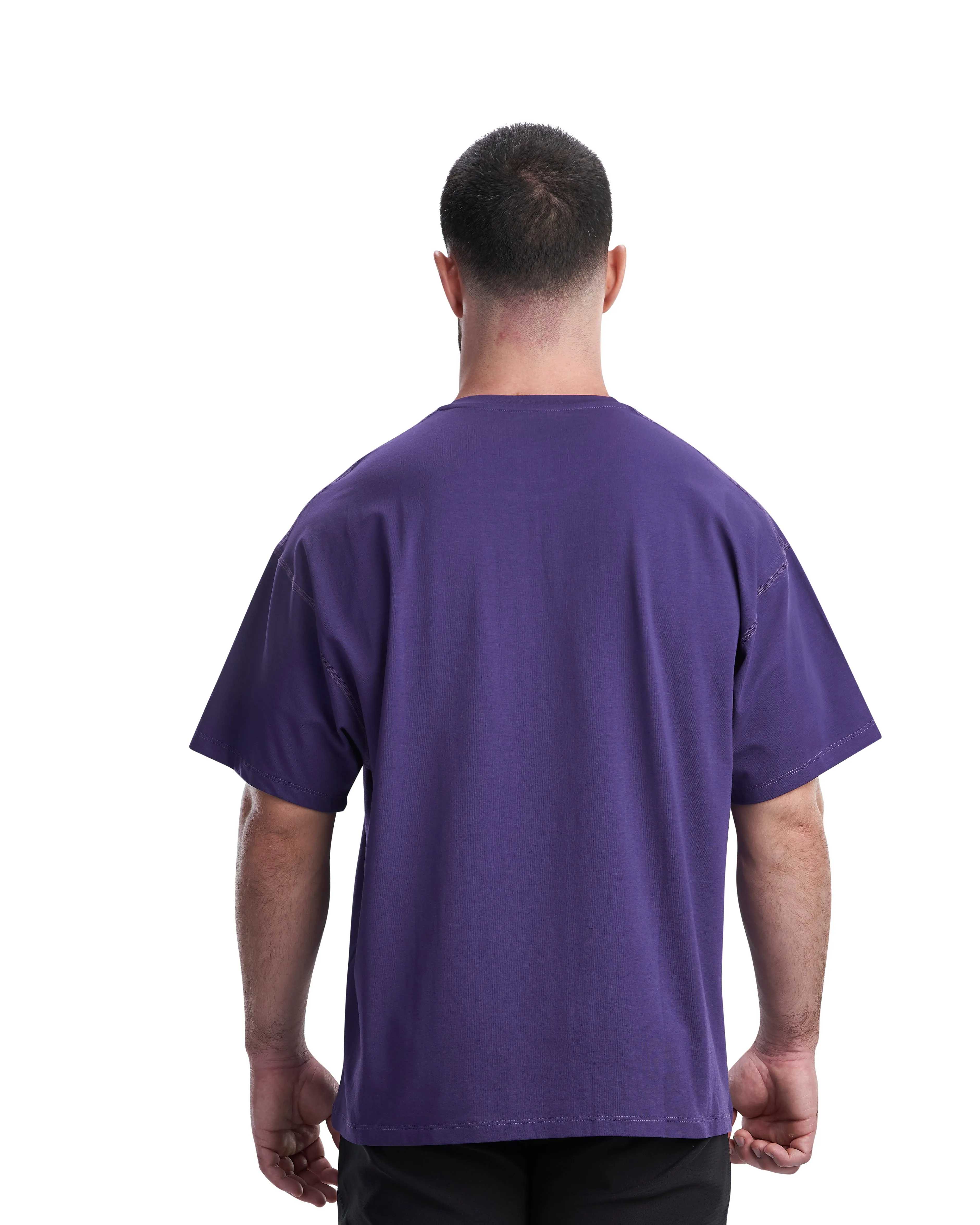 Oversized Bar-Basic T-Shirt