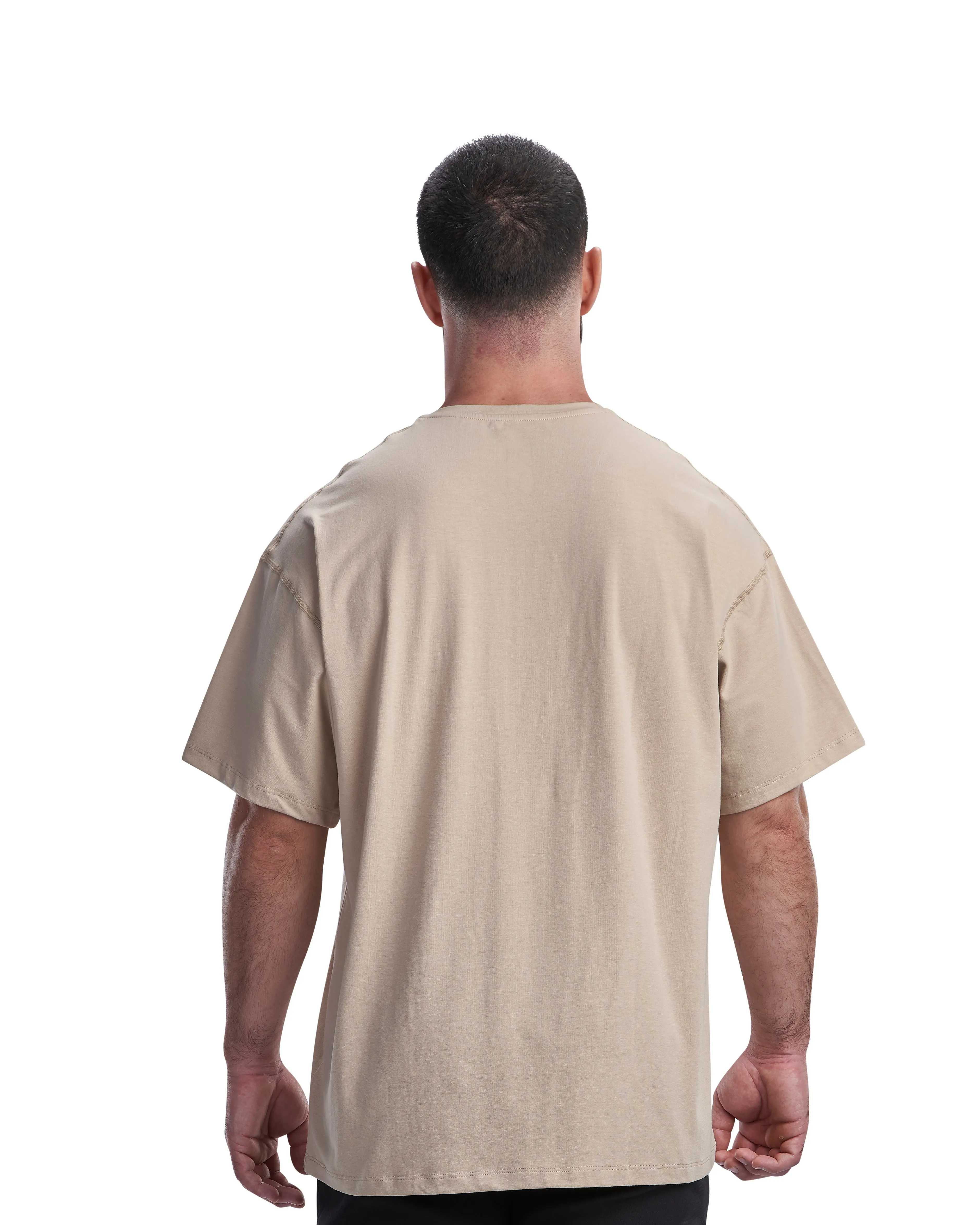 Oversized Bar-Basic T-Shirt