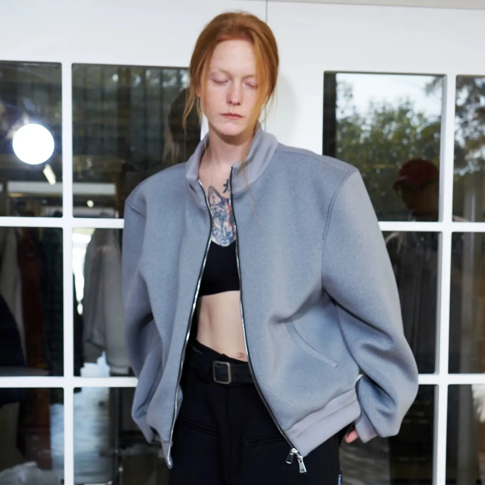 Oversized Bomber Jacket