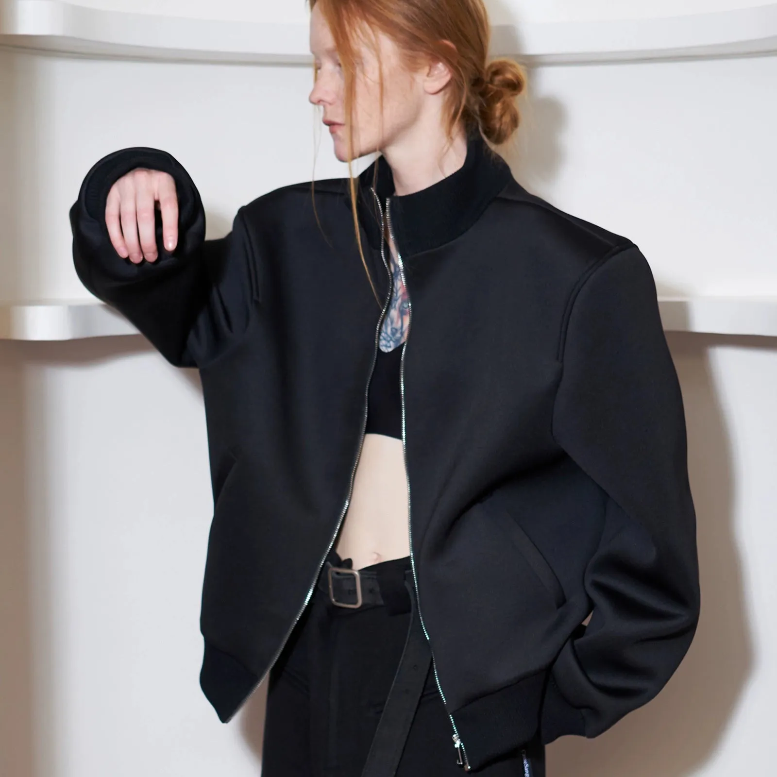Oversized Bomber Jacket