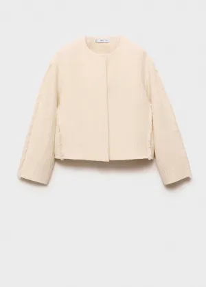 Oversized cotton jacket