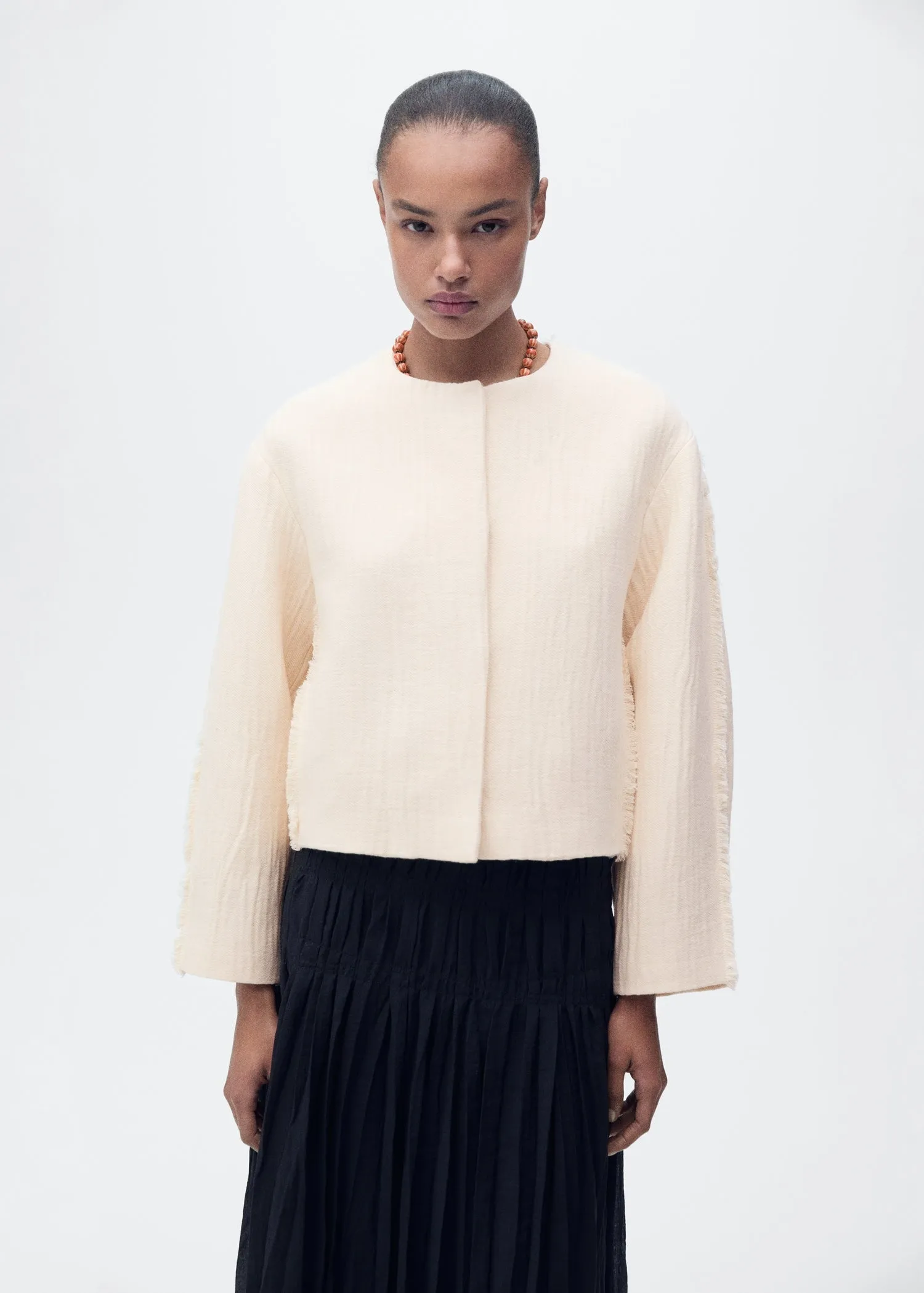 Oversized cotton jacket