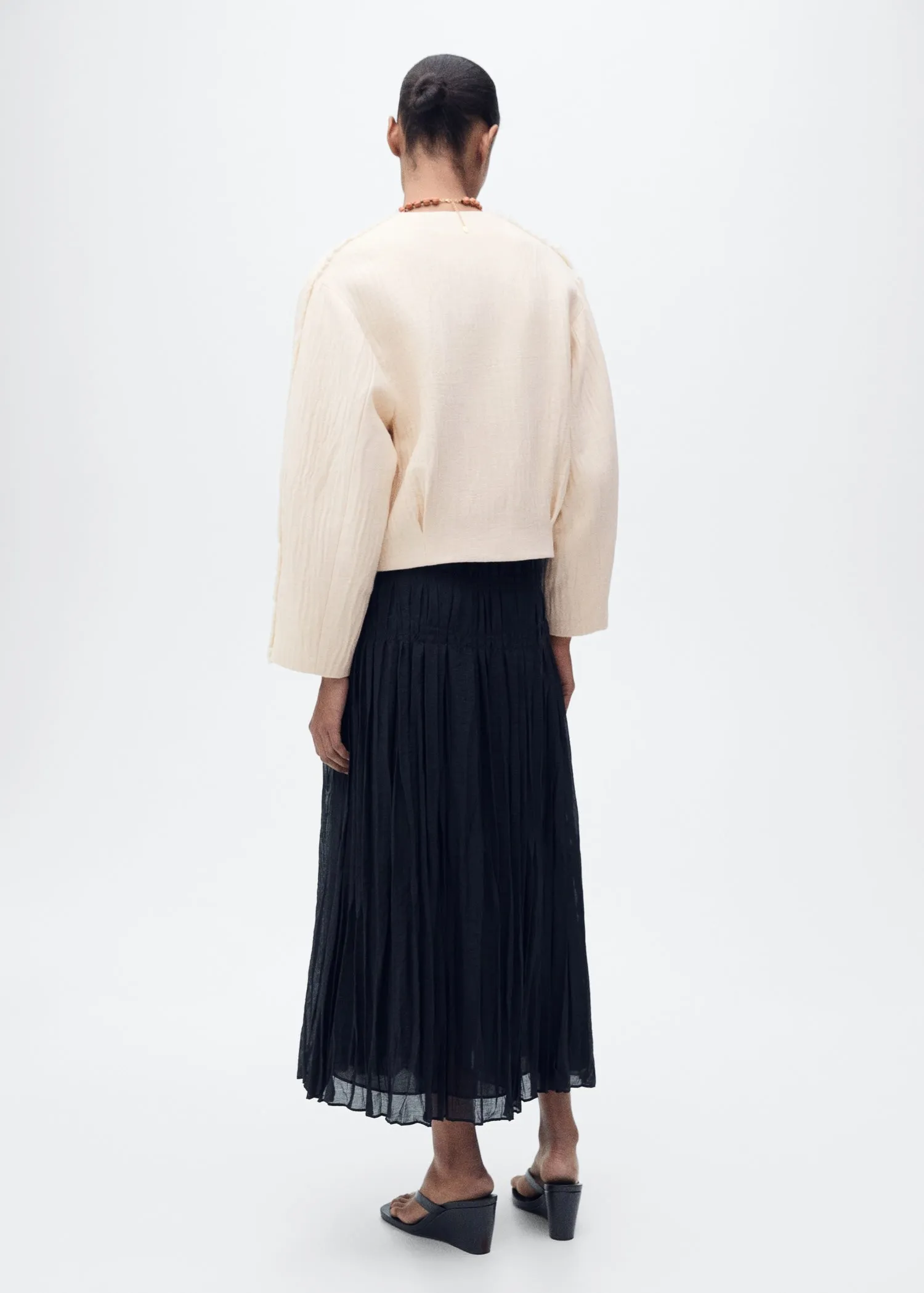 Oversized cotton jacket