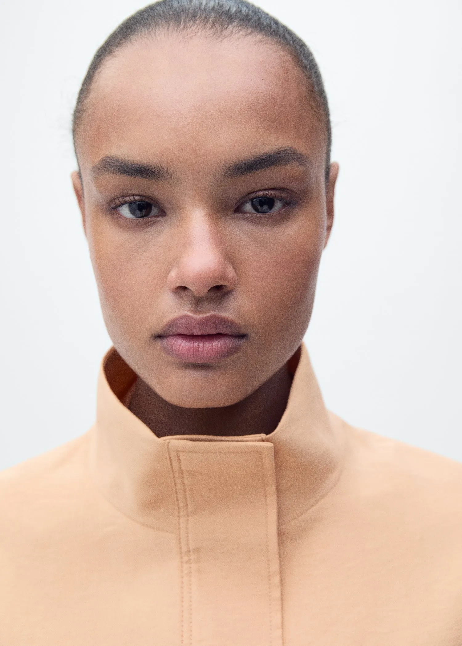 Oversized lyocell jacket with pockets