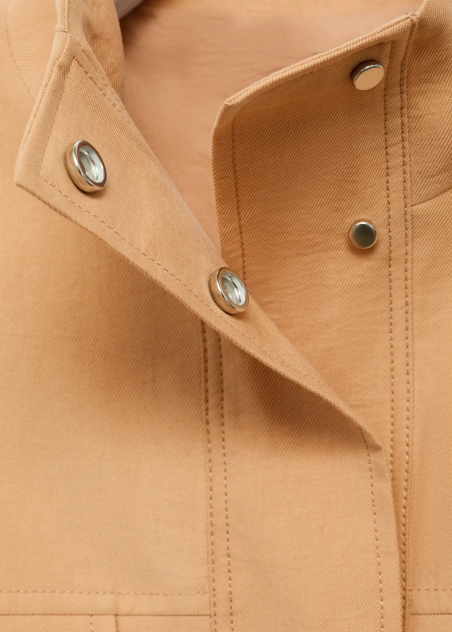 Oversized lyocell jacket with pockets