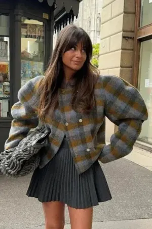 Oversized Plaid Jacket | Cozy & Chic | Perfect for Layering