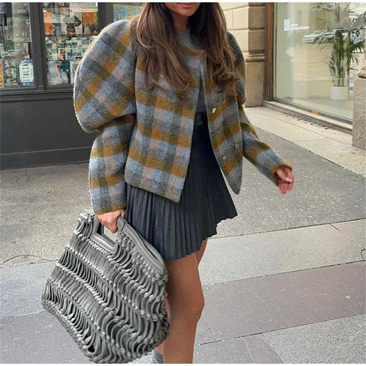 Oversized Plaid Jacket | Cozy & Chic | Perfect for Layering