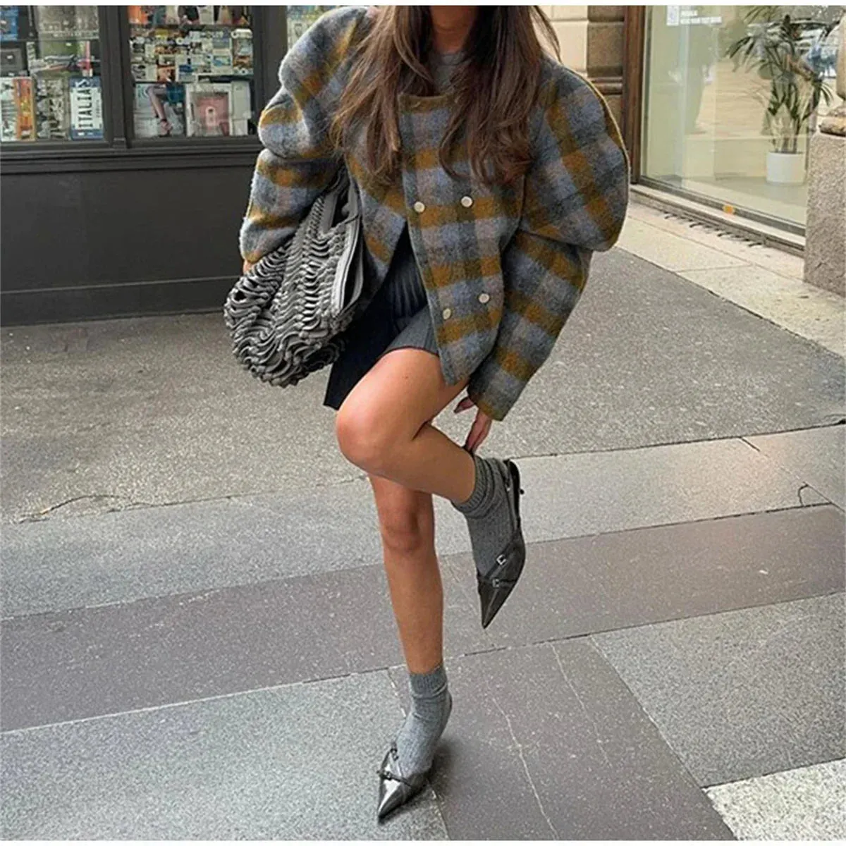 Oversized Plaid Jacket | Cozy & Chic | Perfect for Layering