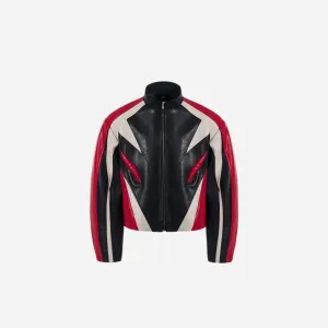 Oversized Racer Bikercore Leather Jacket