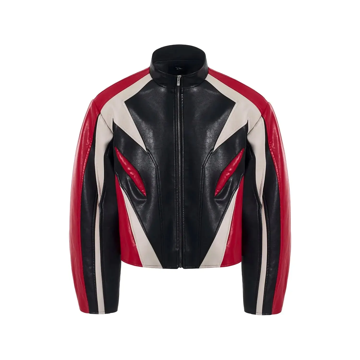 Oversized Racer Bikercore Leather Jacket