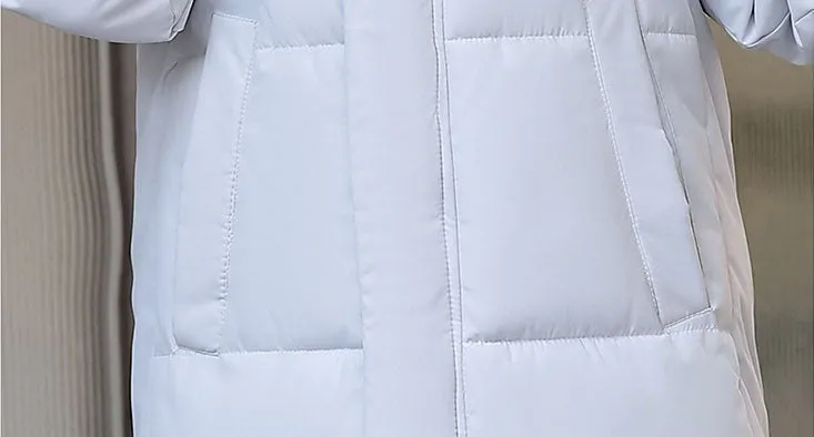 Oversized Relaxed-Fit Windproof Puffer Jacket with Full Zip