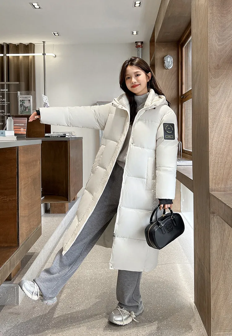 Oversized Thickened and Hooded Puffer Down Coat for Women