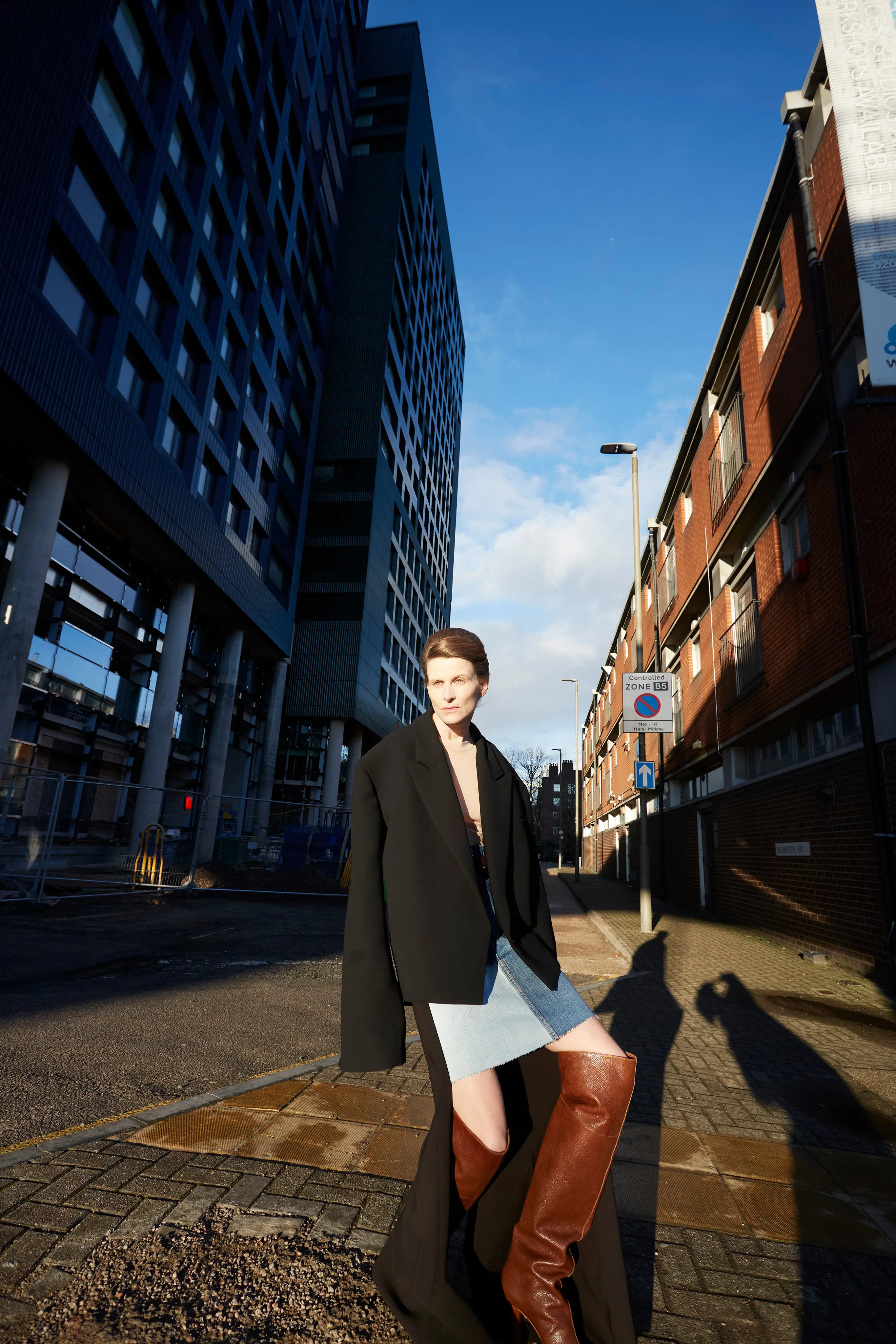 Oversized Tuxedo Jacket Black