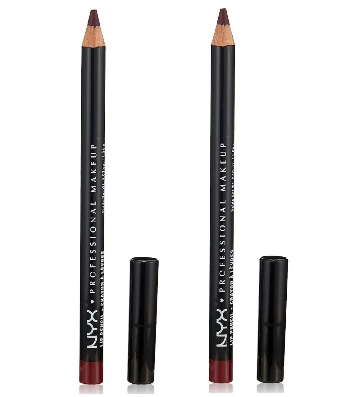Pack of 2 NYX Slim Lip Liner Pencil, Deep Purple SPL808