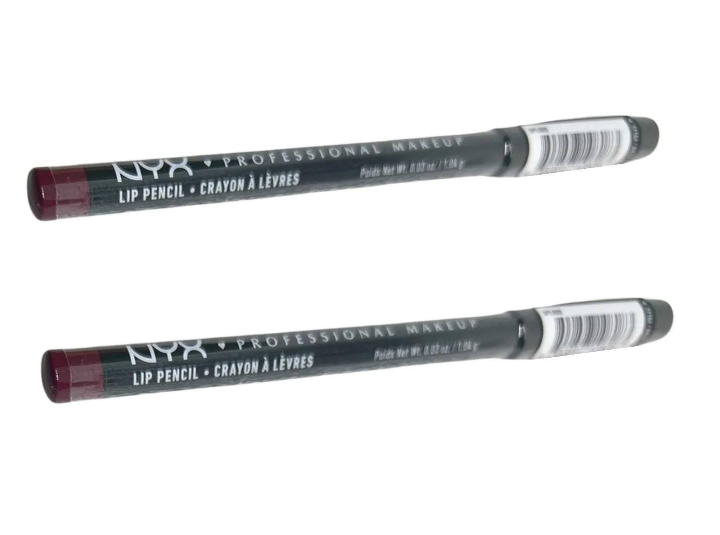 Pack of 2 NYX Slim Lip Liner Pencil, Deep Purple SPL808