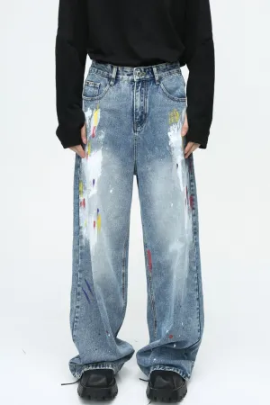 Painting Jeans with Pockets