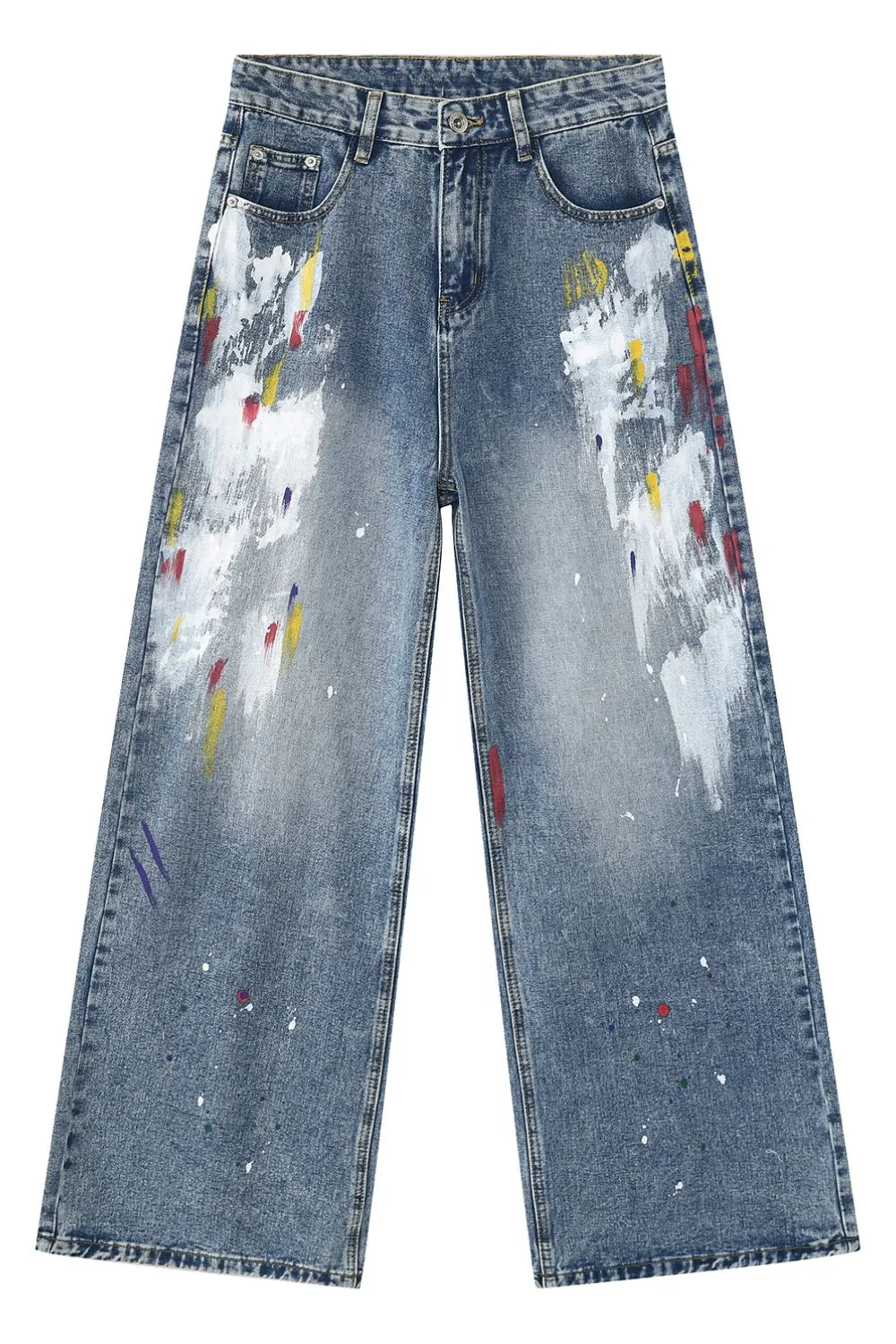 Painting Jeans with Pockets
