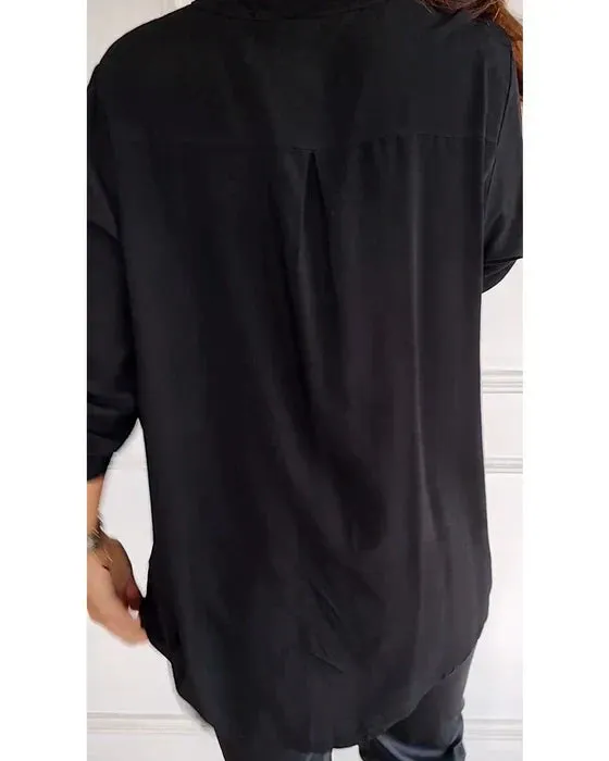 Paisley Sparkling V-Neck Blouse