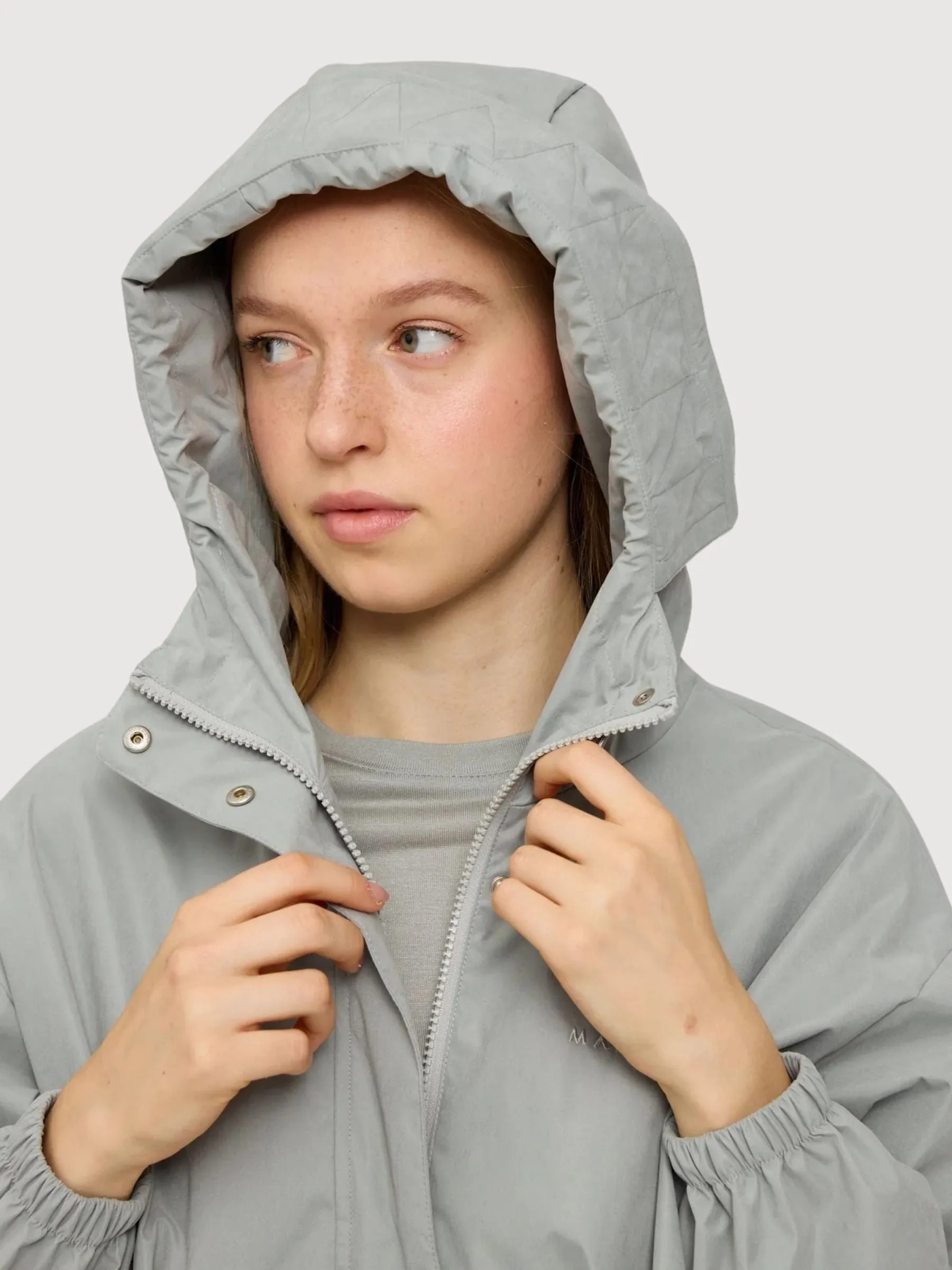 Parka Light Grey Woman | Mazine