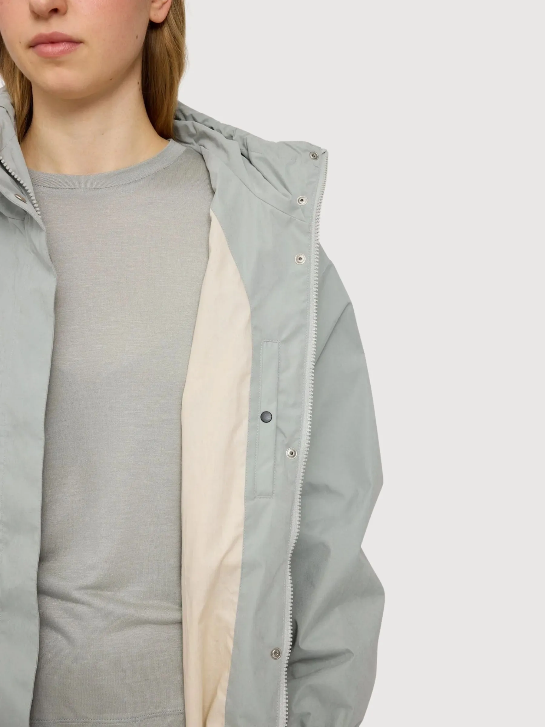 Parka Light Grey Woman | Mazine