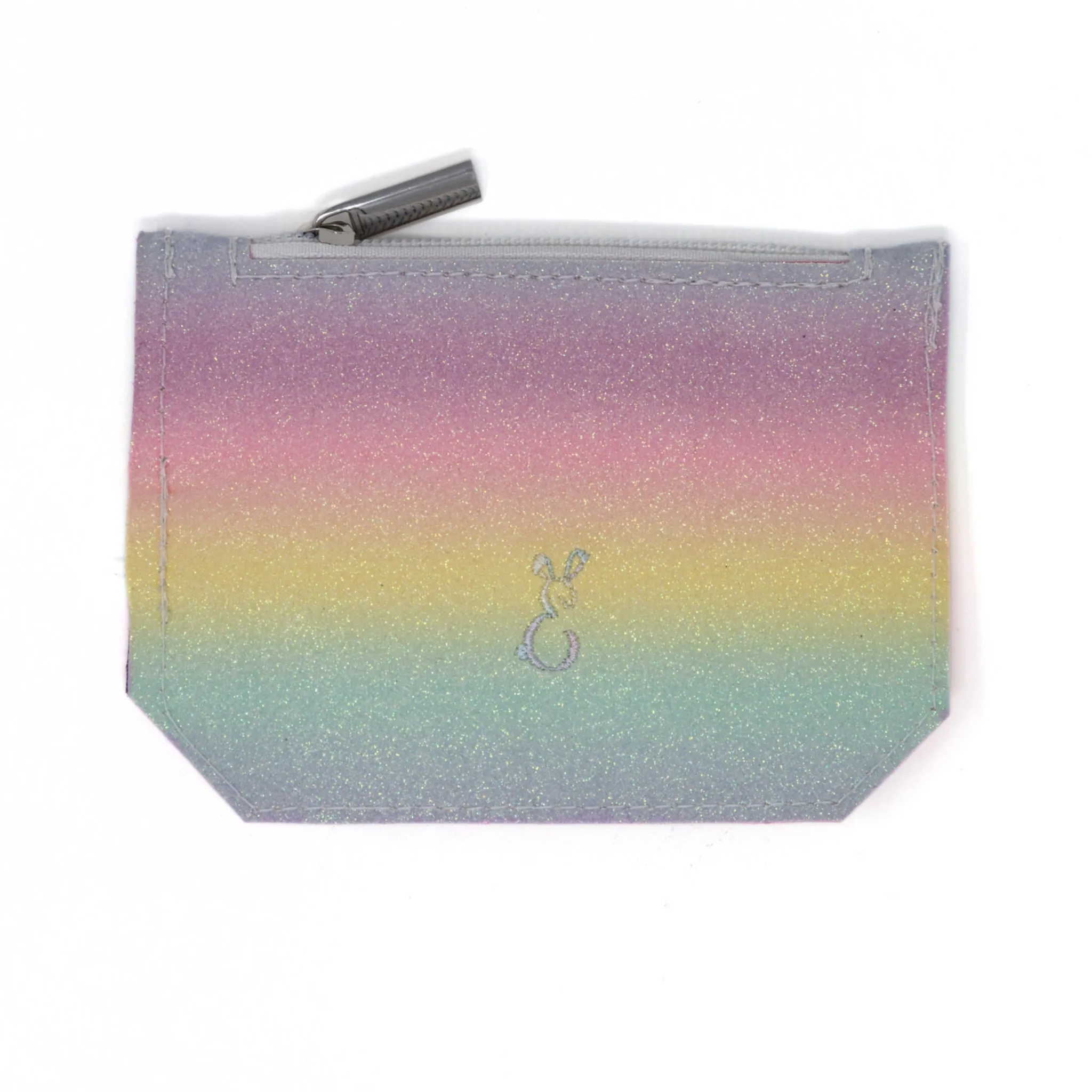 Pastel Glitter Ombre Mini Slim Purse