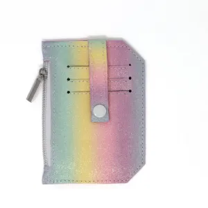 Pastel Glitter Ombre Mini Slim Purse