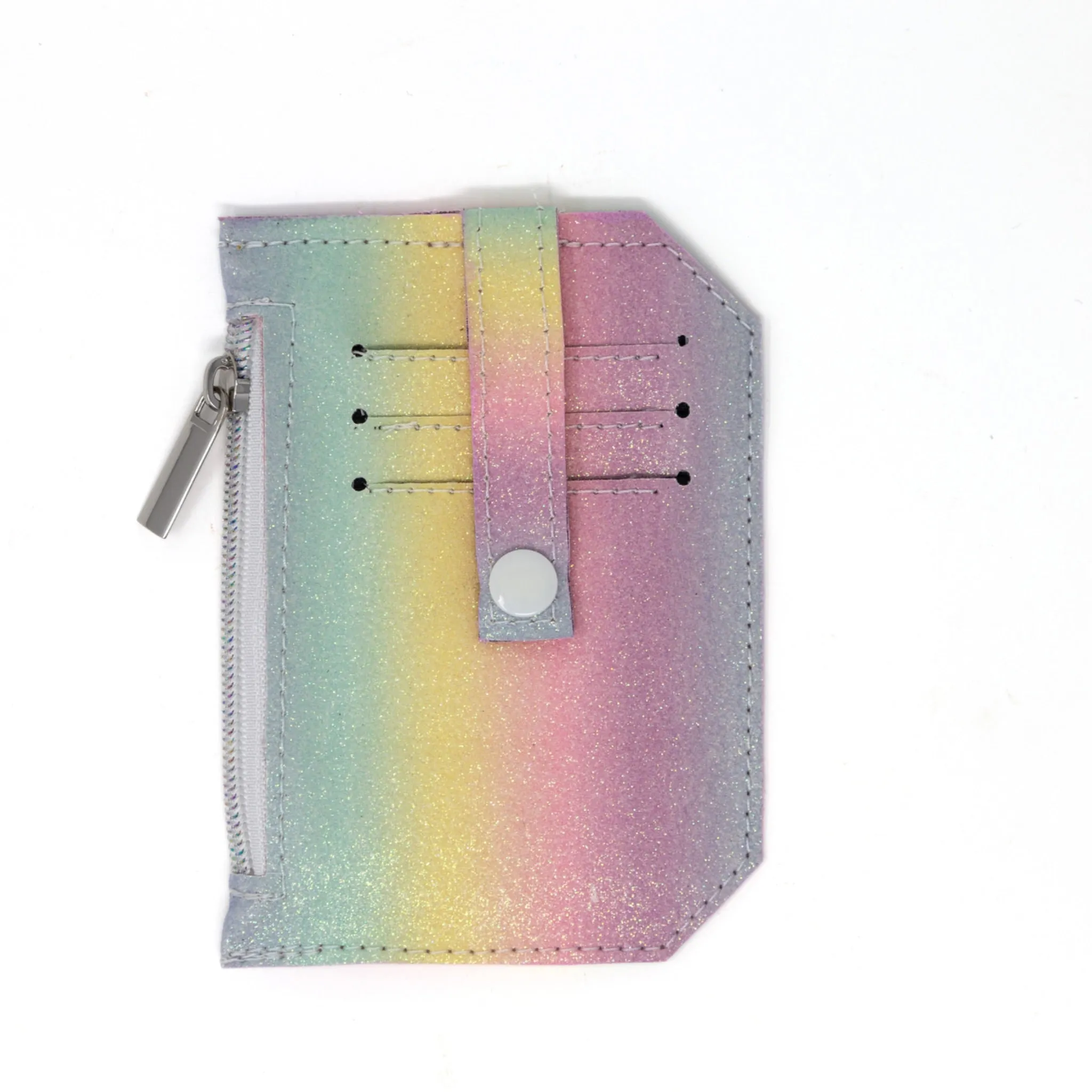 Pastel Glitter Ombre Mini Slim Purse