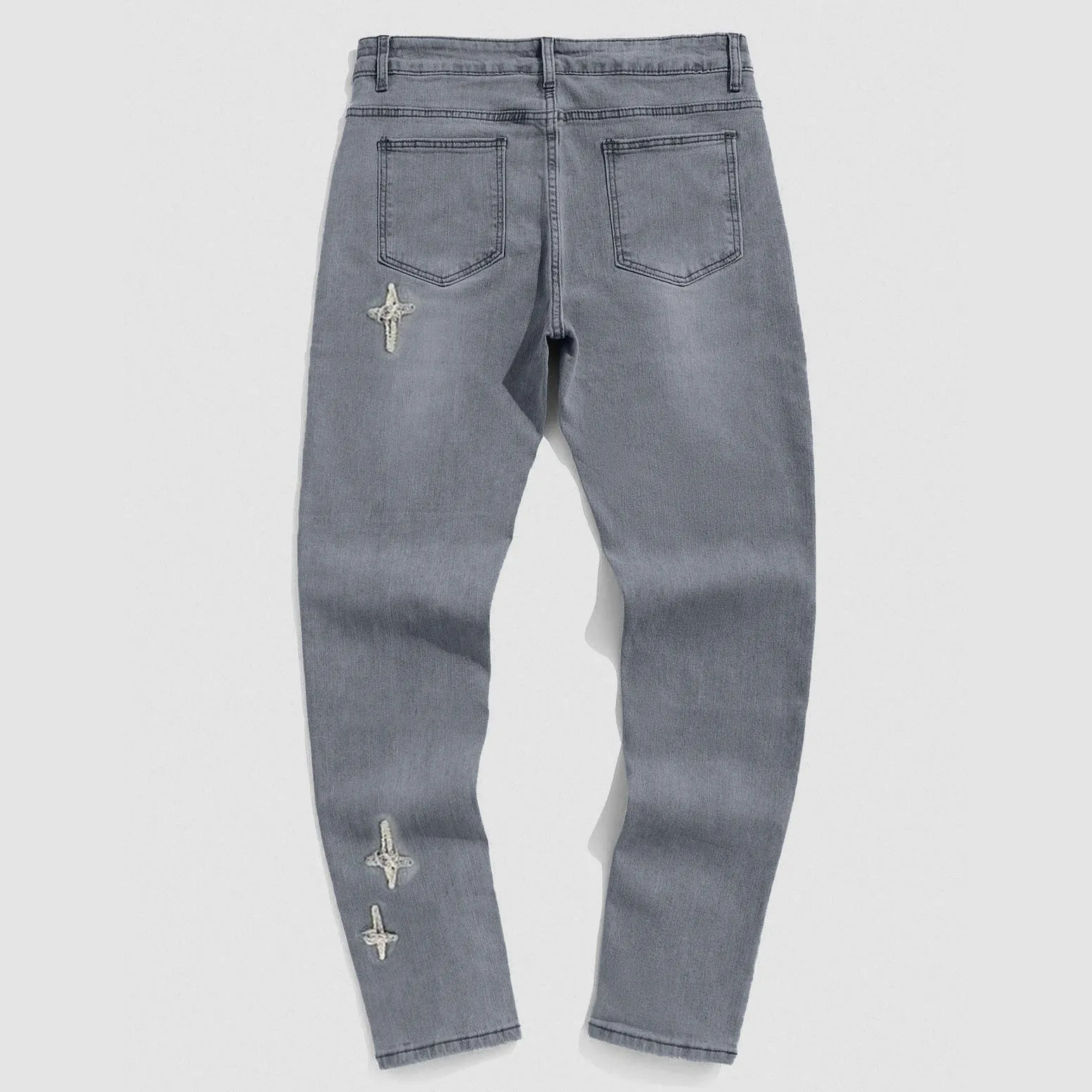 Patch cross star jeans