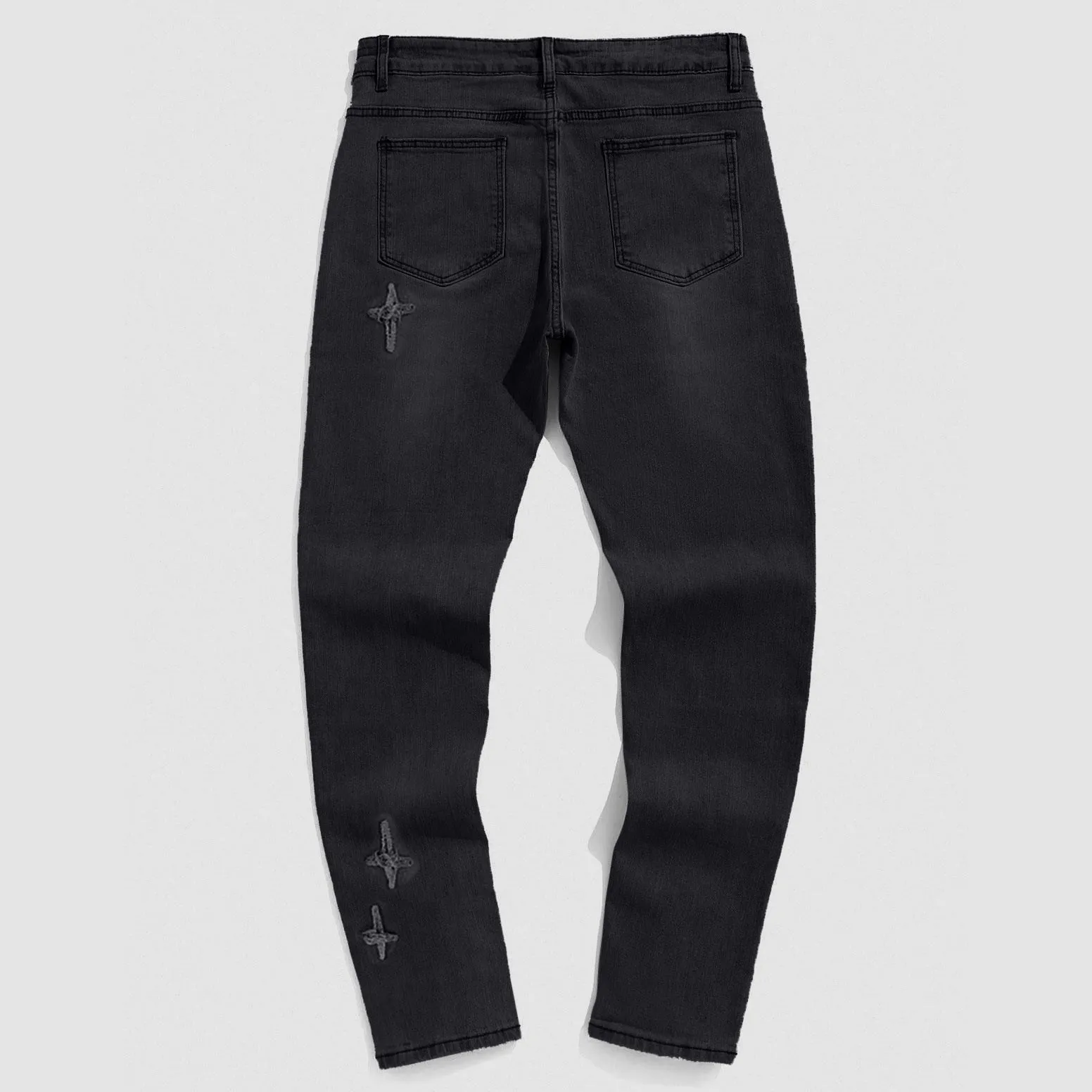 Patch cross star jeans