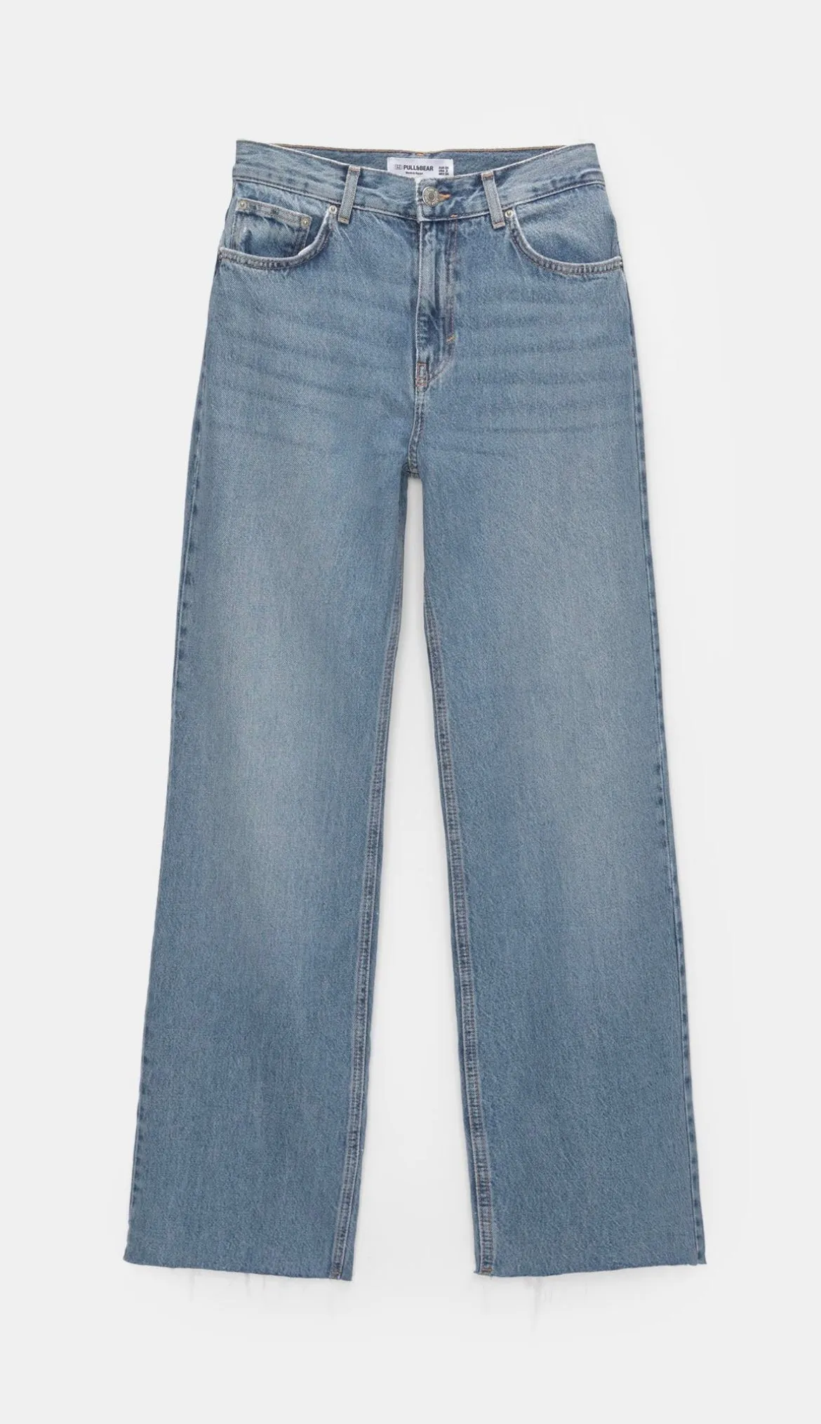PB Highwaist straight fit Jeans midblue