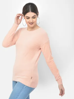 Pink Round Neck Sweater