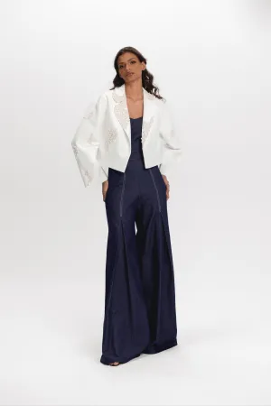 Pleated Jeans