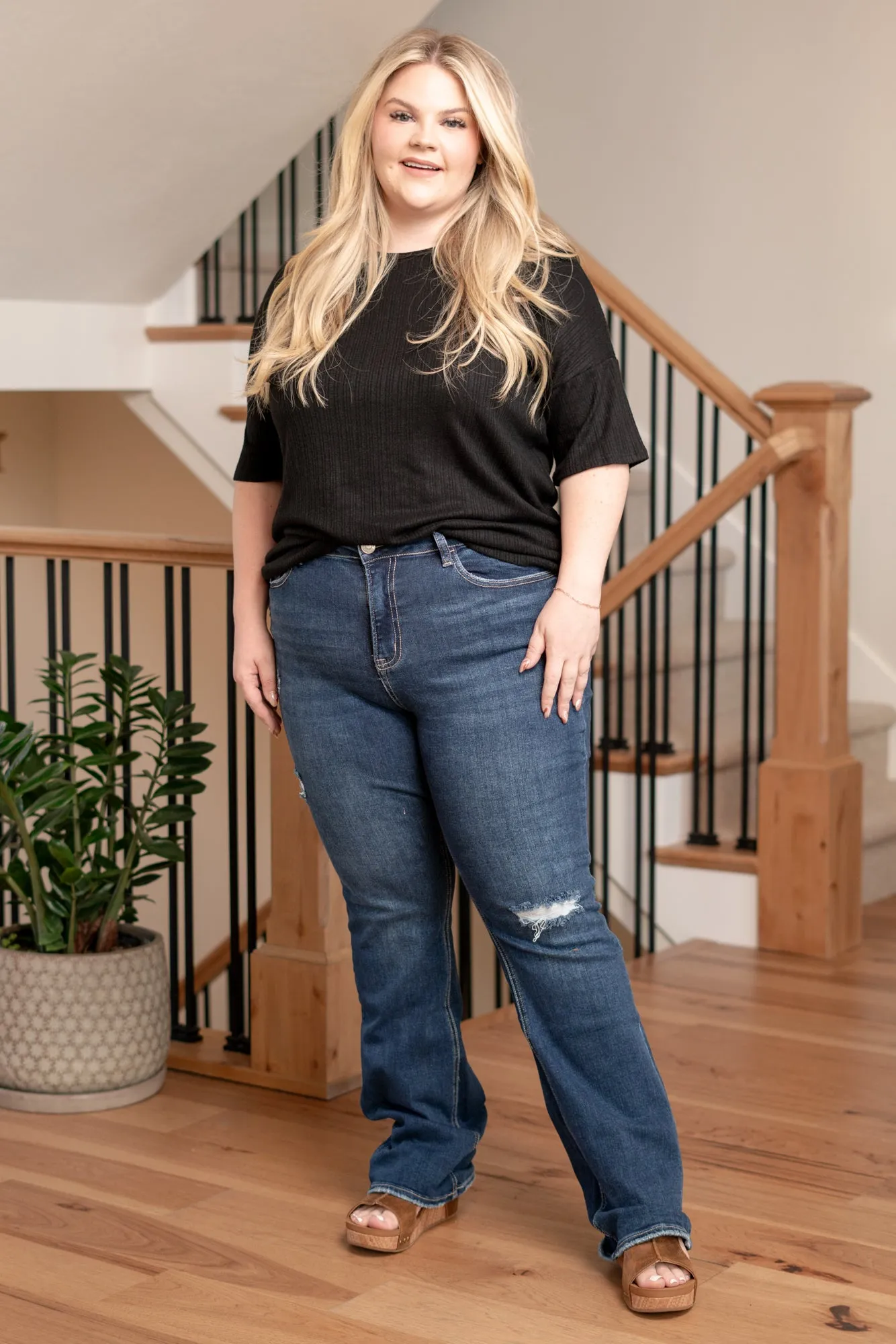 Plus Size Advantages High Rise Flare