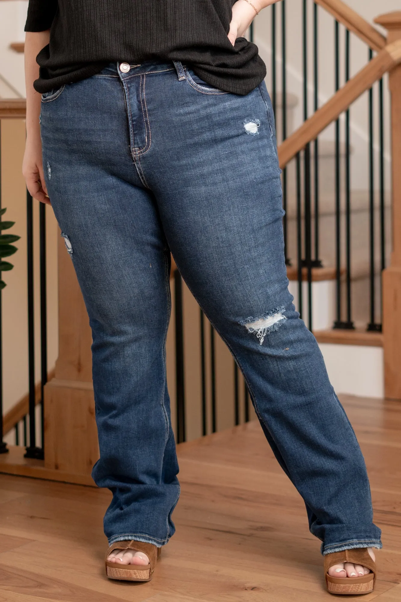 Plus Size Advantages High Rise Flare