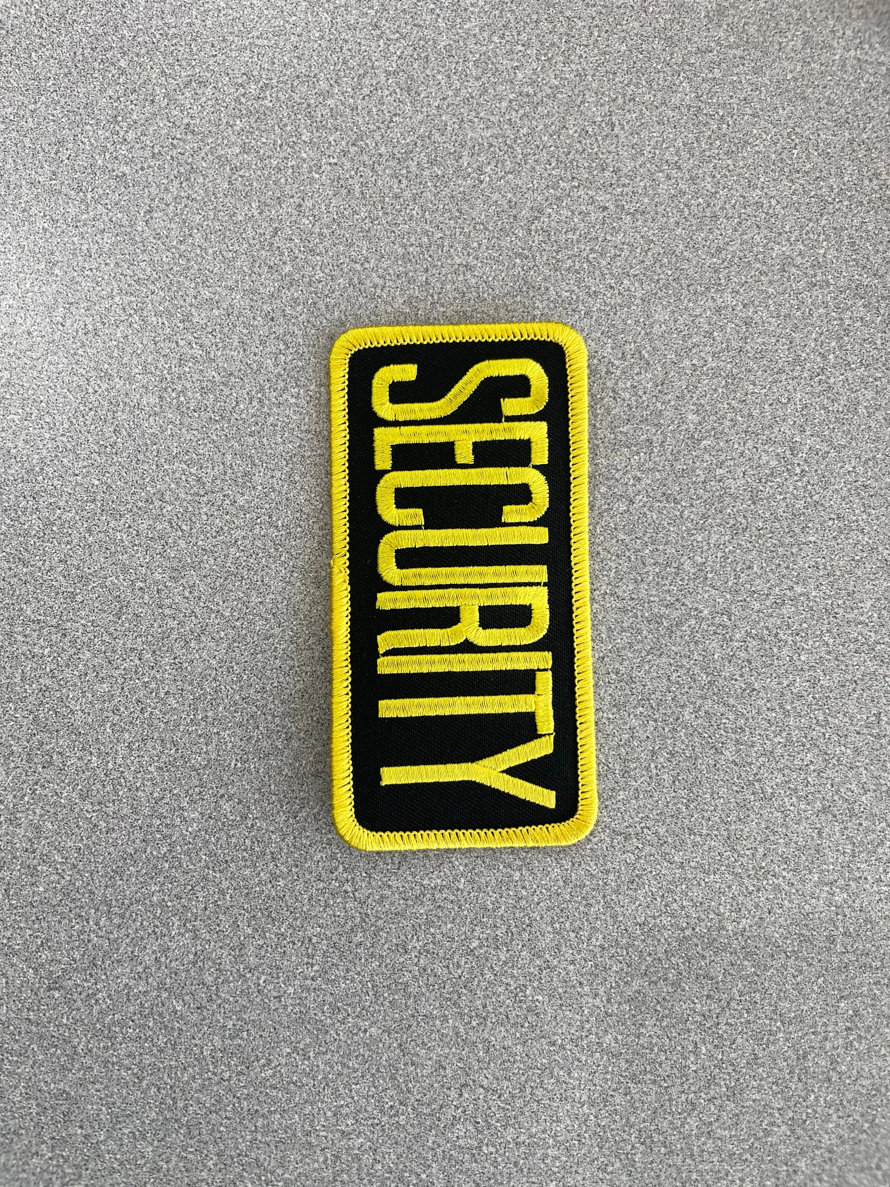 Pocket top Patches 4 x 2 inches various text