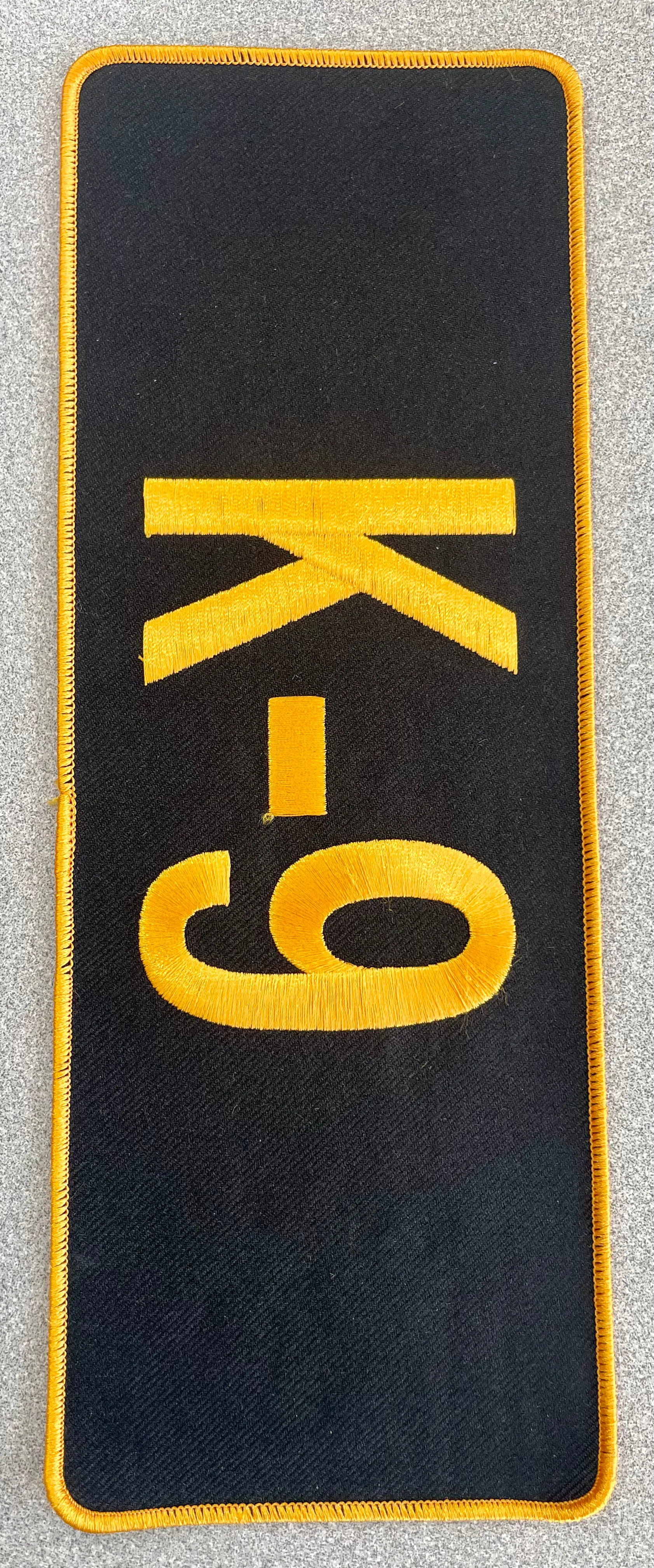 Police X Large Patch Lettering 4” x 11”