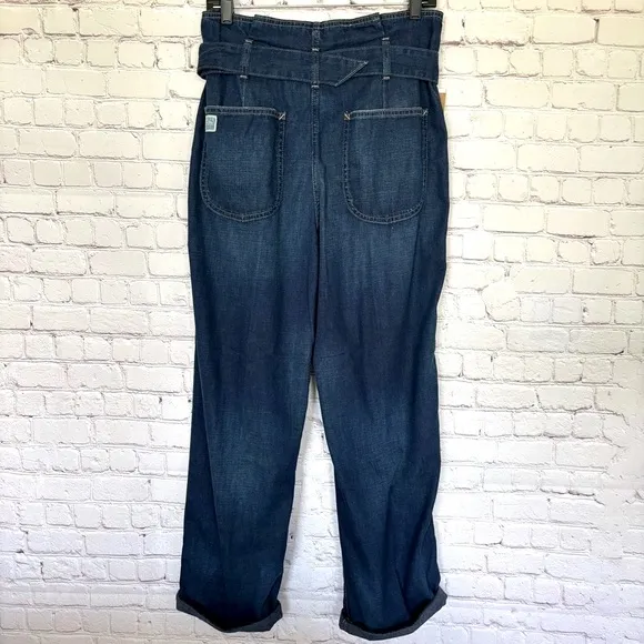 POLO Ralph Lauren Button Fly Paperbag Waist Jeans--Sz 28