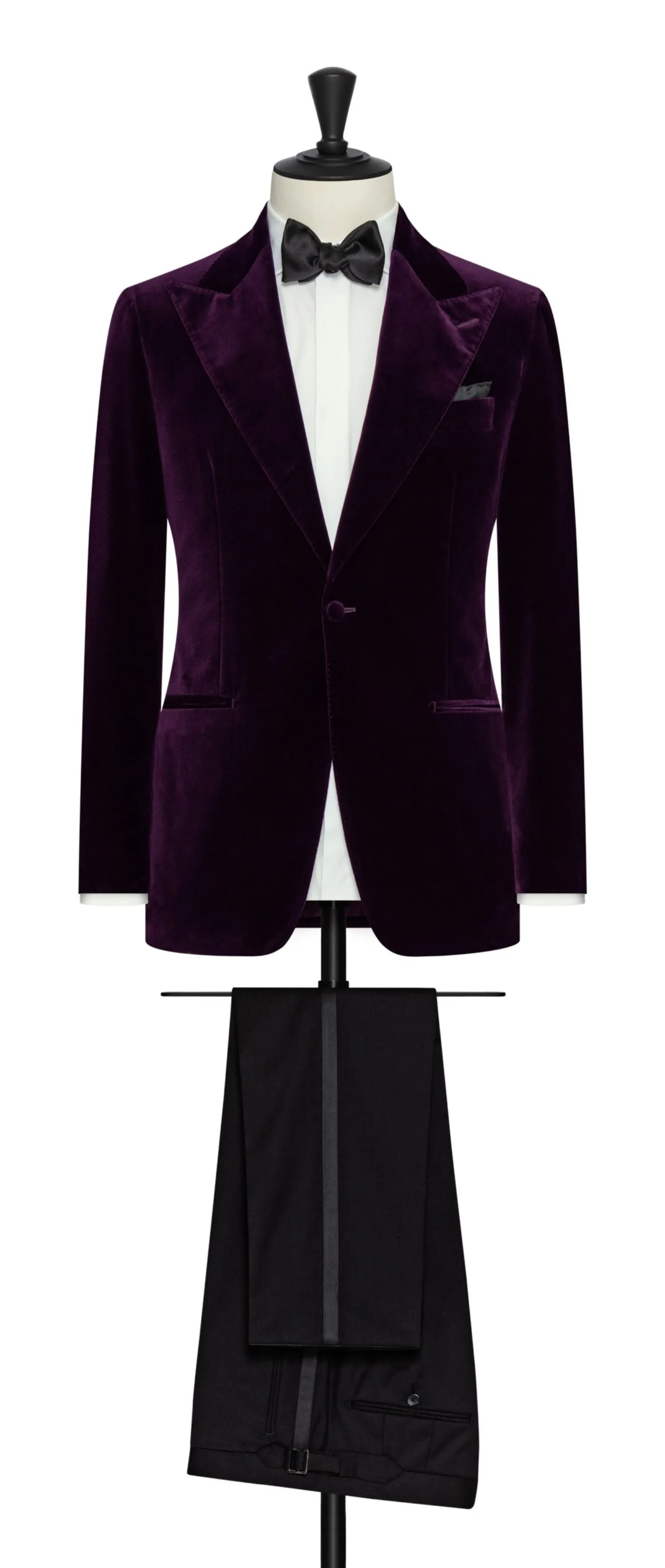 Pontoglio Aubergine Stretch Cotton Velvet