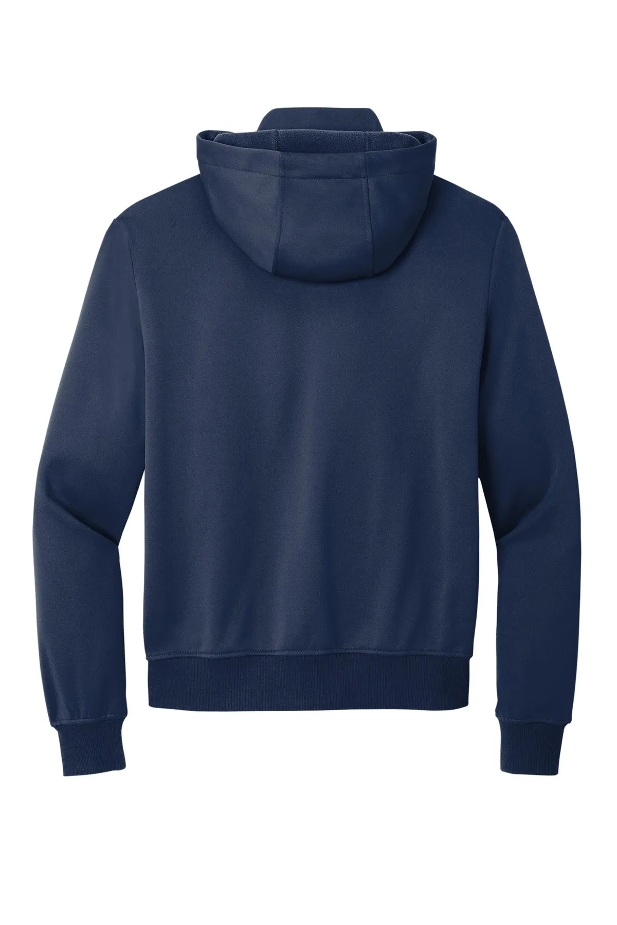 Port Authority Smooth Fleece Hooded Jacket F814 River Blue Navy