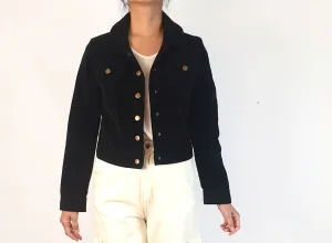 Princess Highway black cord croped jacket size 10