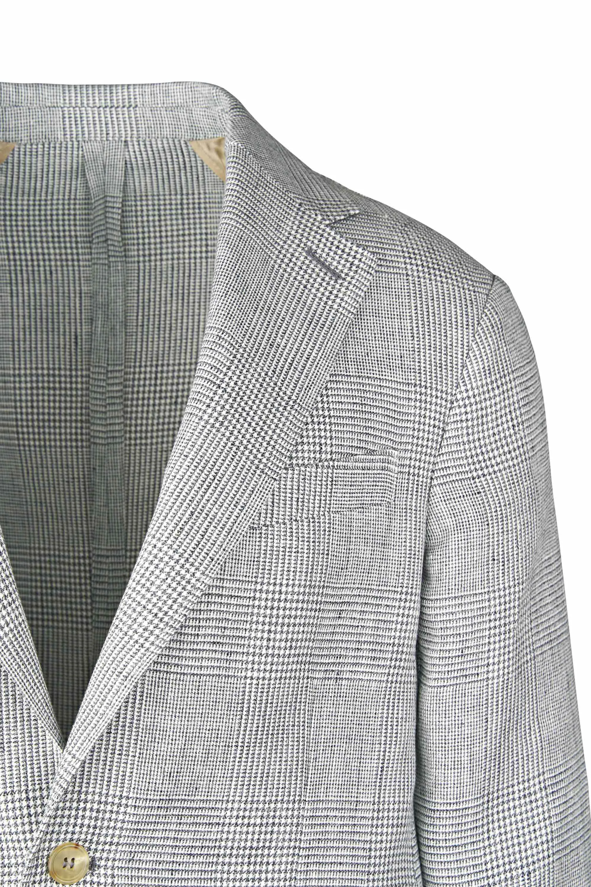 Pure Linen Prince-of-Wales Blazer