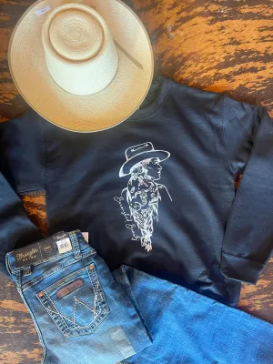 "The Cowgirl Hat Stories" Crewneck Sweater